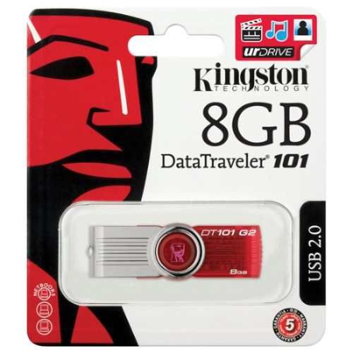 Pendrive Kingston 8gb Dt101 G2